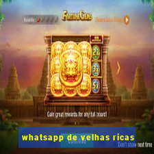 whatsapp de velhas ricas